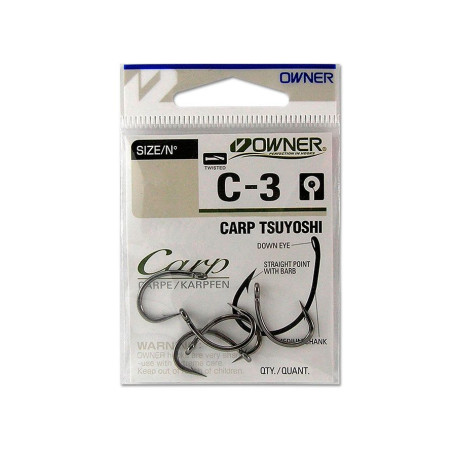 Крючки Owner Carp Tsuyoshi C3-53263 №2 (5 шт.)