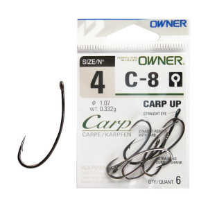 Крючок Owner Carp Up C-8 №8 (8шт)