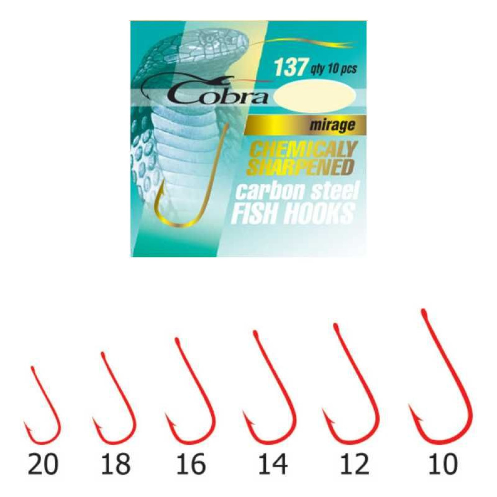 Крючок Cobra Mirage ALLROUND CA120 №14 (10шт.)