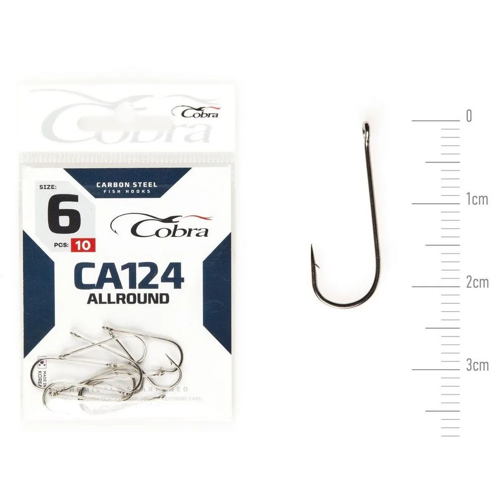 Крючок Cobra ALLROUND CA124 №6 (10 шт.)