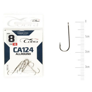 Крючок Cobra ALLROUND CA124 №8 (10 шт.)