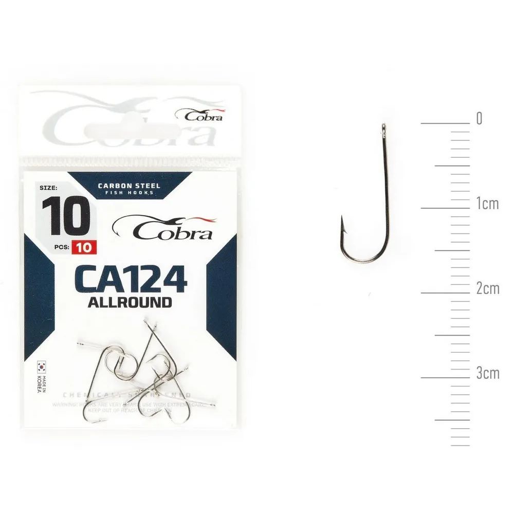 Крючок Cobra ALLROUND CA124 №10 (10 шт.)