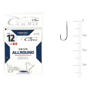 Гачок Cobra Round ALLROUND CA124 №12 (10 шт.)