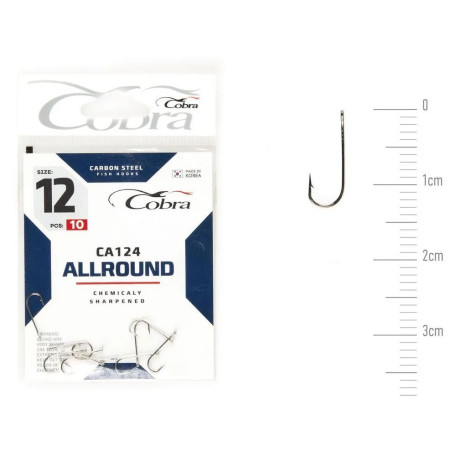 Гачок Cobra Round ALLROUND CA124 №12 (10 шт.)