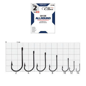 Крючок Cobra Viking ALLROUND CA126 №10 (10шт.)