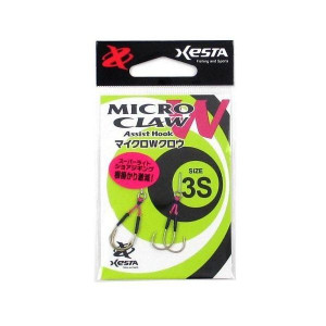Крючок Xesta Micro W Claw Twin Assist Hooks 3S (4 шт.)