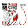 Крючок Fanatik офсетный FO-3315 RED №4/0 (3 шт.)