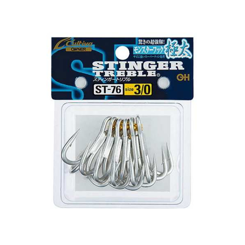 Крючок Owner тройник Stinger Treble ST-76 №3/0 (6шт)
