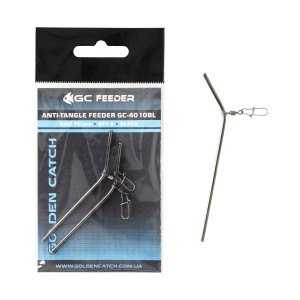 Противозакручувач фідерный Golden Catch Feeder 70мм Black (2шт)