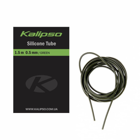 Трубка Kalipso Silicone Tube ↔ 1.5м Ø–0.5мм Green