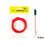 Трубка для монтажей на сома ProfMontazh Catfish Tube Ø-3×6мм ↔100см Red