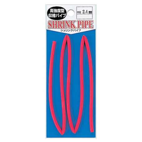 Трубка Toho термоусадочная Shrink Pipe Ø-2.4мм ↔50см Red