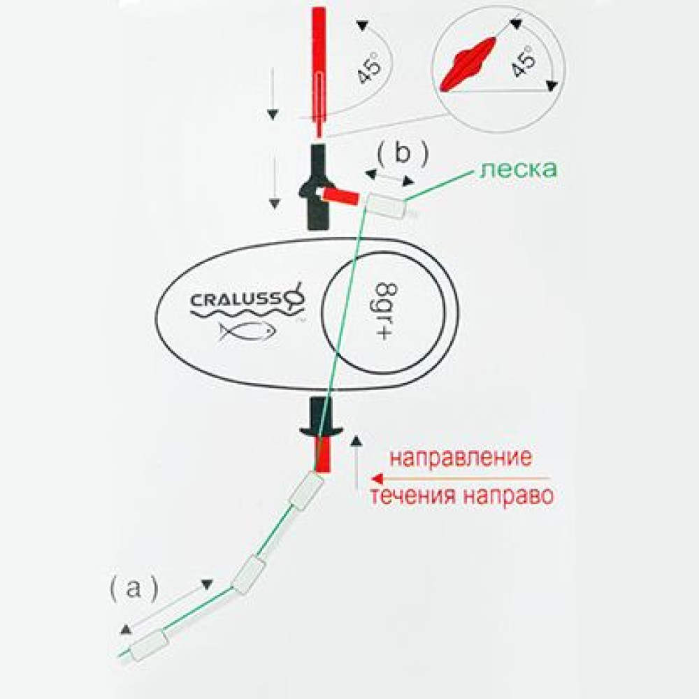 Поплавок Cralusso Surf (1002) 3.0г
