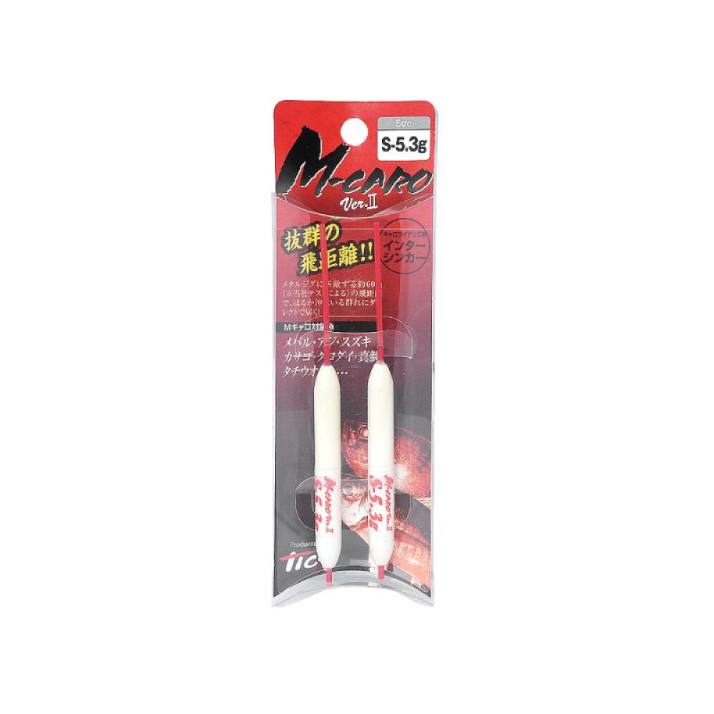 Бомбарда быстро-тонущая Tict M-Caro Ver.II S-5.3g (2шт)