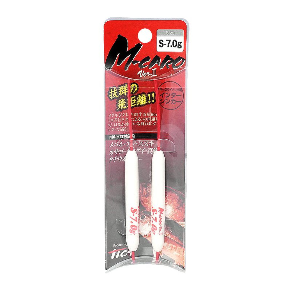 Бомбарда быстро-тонущая Tict M-Caro Ver.II S-7.0g (2шт)