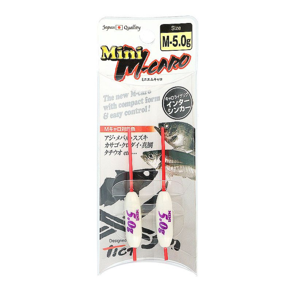 Бомбарда тонущая Tict M-Caro Mini 5.0g (2шт)