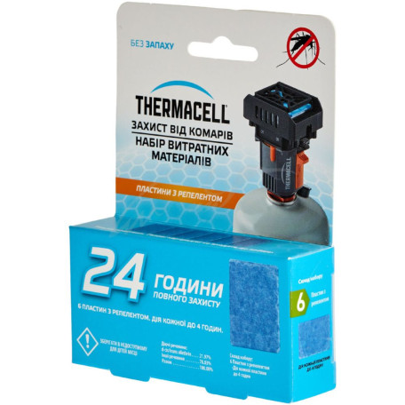 Запасні картриджі Thermacell M-24 Repellent Refills Backpacker (6 шт.)