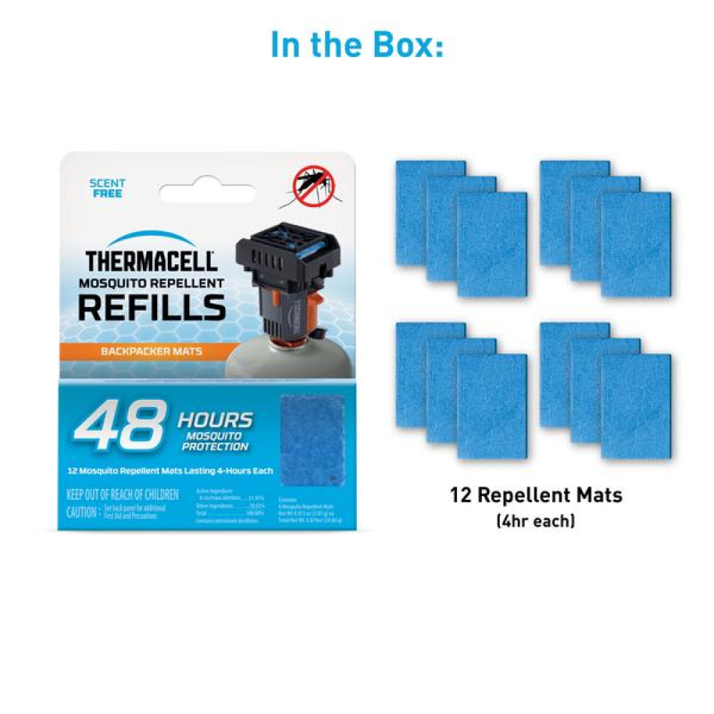 Запасные картриджи Thermacell M-48 Repellent Refills Backpacker (12 шт.)