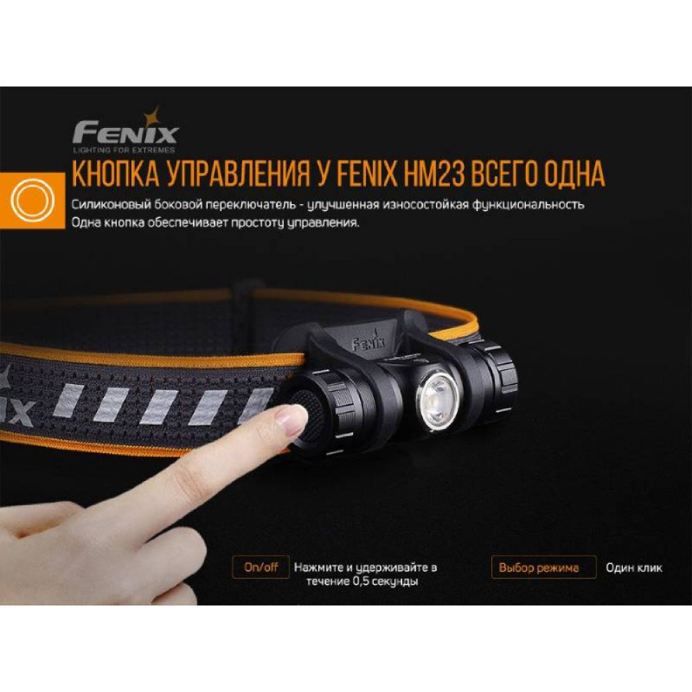 Ліхтар налобний Fenix ​​HM23 Cree Neutral White LED