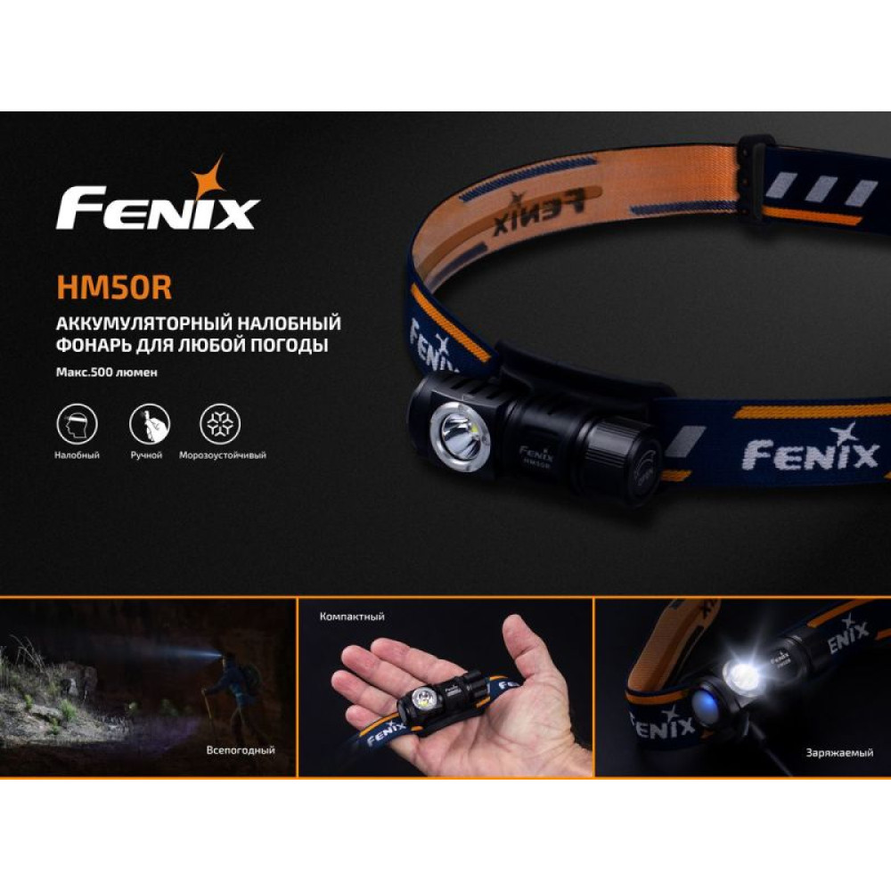 Фонарь налобный Fenix HM50R XM-L2 U2