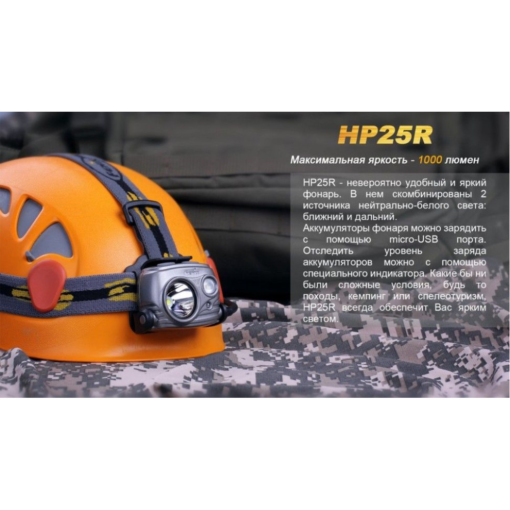 Ліхтар налобний Fenix HP25R Cree XM-L2 U2