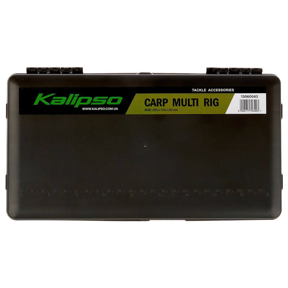 Коробка Kalipso Carp Multi Rig 255×135×30 мм