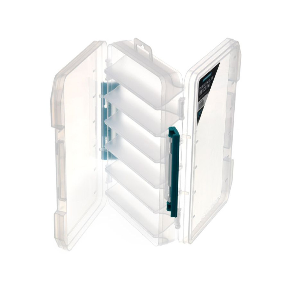 Коробка Flagman Tackle Box двусторонняя 225×129×47мм (12 отделений)